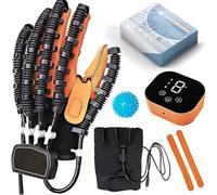 CBPTTM Gants de Rééducation Robotisés - Récupération AVC et Hémiplégie, Charge USB, Réglage de Force, Gants de Rééducation des Doigts Left Hand L