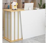 CBPTTM Petit Comptoir de Réeption, Accueil de RéCeption de Magasin avec Tiroirs, Bureau de Caissier, pour Salon de Beauté, Magasin de VêTements La Maison, Le Bureau, Le Salon B 120cm