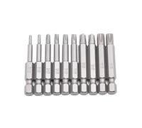 CBQZCHWDKT 50mm Y-Style Magnetic Screwdriver Bits S2 Alloy Steel 1/4 Inch Hex Shank Y3 Y4 Y5 Y6 Y8 5/10Pcs(With Holder)