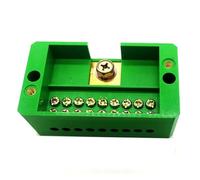 CBQZCHWDKT Boîte de jonction de distribution 1 entrée-9 sorties, connecteur de bornier de dérivation, répartiteur unipolaire, boîte de jonction, armoire de mesure ignifuge