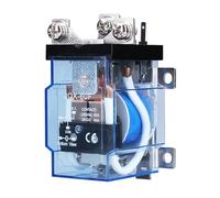 CBQZCHWDKT JQX-60F 80A High-Power Relay DC12V DC24V AC220V Silver Plating Contactor Copper Coil Fire Resistance Shell Relay(DC12V)