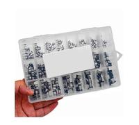 CBQZCHWDKT Kit d'assortiment de condensateurs électrolytiques en Aluminium cms 400 pièces, Valeur 24, cms 1 µF à 1000 µF, 6,3 V à 50 V, Valeur 24, avec boîte