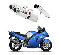 CBR 1100 XX Pot d'échappement ROND Silencieux Dominator Exhaust Racing Slip-on 1996 1997 1998 1999 2000 2001 2002 2003 2004 2005 2006