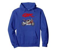 CBR,Moto,Racing,Motocycle,Motorbike,Course de Rue, CBR Sweat à Capuche, Unisexe pour Adultes, Bleu Royal, XL