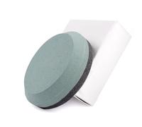 CBRIGHT 1 pierre à aiguiser ronde double face en carbure de silicium et carbure de silicium noir pour haches, hachettes et autres outils (120#/180#)