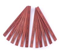 CBRIGHT 12 pièces Corindon blanc Pierre à aiguiser aiguiseur - Ensemble de pierres à huile de polissage Grain 320 # 400 # 600 # 800 # 1000 # 1200 # - (5,9x0,47x0,12 pouces)