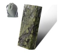 CBRIGHT 1PC 10000# Pierre à aiguiser Mini Finale fine polie Pierre à aiguiser en agate verte naturelle Pierre à huile de polissage (2 x 0,8 x 0,4 pouces)