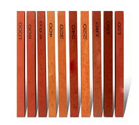 CBRIGHT Lot de 10 pierres à aiguiser - Tailles assorties - Kit de pierres à aiguiser 120#, 150#, 180#, 220#, 240#, 320#, 400#, 600#, 800#, 1000#- (15 x 1 x 0,6 cm)