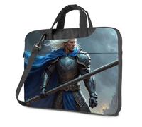 CBRT 14 Housse pour ordinateur portable « A Warrior In Armor Hold A Staff, Standing Resolutely Laptop Bag », couleur, 29x40cm