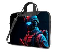 CBRT Sac à dos pour ordinateur portable Women Future Warriors est équipé de lunettes de vision nocturne et de gilets tactiques, sac à dos pour ordinateur portable 15,6 pouces pour homme, couleur