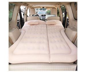 CBRWBKWHI Matelas Gonflable Voiture pour VW New Beetle Cabrio (1Y7) 2002-2025 2026 Lit Gonflable Coffre SUV Matelas Camping Voiture Lit de Voyage Coffre Lit Dépliant,Beige