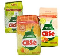 CBSé Yerba Maté Citron 0.5 kg + CBSé Yerba Maté d'Orange 0.5 kg + CBSé Yerba Maté Pamplemousse 0.5 kg|Thé maté d'Argentine | Boisson revigorante et énergisante