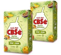 CBSe Yerba Maté Fruits Tropicaux: 2 x 0,5 kg +échantillon (40g)| Boisson énergisante et tonique, riche en vitamines et antioxydants!Accélère le métabolisme. Ne contient pas de sucre.