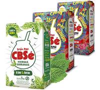 CBSe Yerba Maté Guarana + Herbes de Montagne 0,5kg +échantillon (40g)| Boisson énergisante et tonique, riche en vitamines et antioxydants!Accélère le métabolisme. Ne contient pas de sucre.
