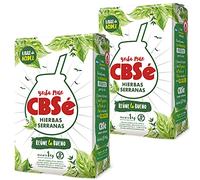 CBSe Yerba Maté Herbes de Montagne: 2 x 0,5 kg +échantillon (40g)| Boisson énergisante et tonique, riche en vitamines et antioxydants!Accélère le métabolisme. Ne contient pas de sucre.