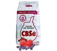CBSé Yerba Maté Thé avec Fruits de la Forêt 0,5 kg | Thé maté d'Argentine | Boisson revigorante et énergisante