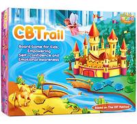 CBTrail Jeu de thérapie pour enfants - Jeu émotionnel CBT pour développer les compétences sociales et l'intelligence émotionnelle - Jeu de société de récupération pour conseillers, colère,