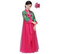 CBTRFASHION Costume coréen Hanbok pour fille (vert, 16-18 ans (170 cm)