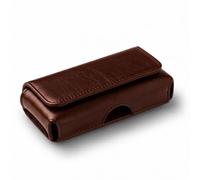 CBUS Étui en cuir avec clip ceinture compatible avec téléphone IP sans fil unifié Cisco 8821, 8821-EX - Horizontal - Marron