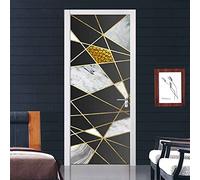 CBWRAW Stickers De Porte, 3D Intérieure Chambre Décoration Trompe l'oeil Créativité en Ligne Imperméablen Amovible Sticker Muraux pour Adulte Enfant Salle Bain Poster Decoration 77x200cm