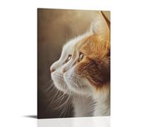CBWVUWHJW Poster pour animal domestique élégant, chat gracieux compagnons - Décoration murale à suspendre - 60 x 90 cm