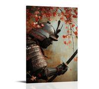 CBWVUWHJW Samurai - Code of The Warrior - Décoration murale à suspendre - Poster et décoration murale - 20 x 30 cm