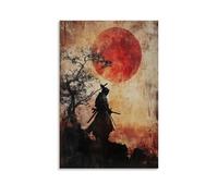 CBWVUWHJW Samurai - Shadows of The Shogunate - Décoration murale tendance - Poster d'art à suspendre - 20 x 30 cm