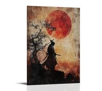 CBWVUWHJW Samurai - Shadows of The Shogunate - Décoration murale tendance - Poster d'art à suspendre - 20 x 30 cm