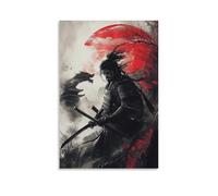 CBWVUWHJW Samurai - Storms Edge - Legacy in Motion - Décoration murale tendance - Poster d'art à suspendre - 30 x 45 cm