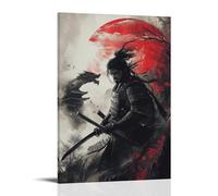 CBWVUWHJW Samurai - Storms Edge - Legacy in Motion - Décoration murale tendance - Poster d'art à suspendre 40 x 60 cm