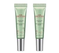 CC Correcteur Rouge à la Centella Asiatica, Anti-cernes Pores Invisibles, Crème CC Légère avec SPF 25, Anti-imperfections, Rougeurs et Marques d'Acné