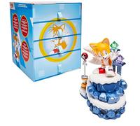 CC Countdown Characters 2024 Sonic The Hedgehog - Figurine de Collection Tails - Produit Officiel Sega - Calendrier de l’Avent à Construire