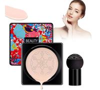 CC Cream Air Cushion Foundation 2025 Dernière tête de champignon Coussin d'air CC crème, fond de teint et éponge à tête de champignon, pour le visage, base de maquillage éclaircissante longue durée
