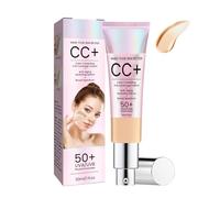 CC Cream Color Correcting, BB Cream 2026, crème hydratante avec UVA/UVB 50+, hydratant et couvrant complètement, imperméable et durable, anti-cernes Sunscreen Concealer, maquillage du visage