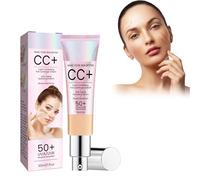 CC Cream Color Correcting, Sunscreen Concealer Waterproof & Durable, BB Cream hydratant UVA/UVB 50+, Make Up Fondation Améliore le teint (couleur de peau moyenne)