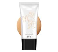 Cc Cream Self Adjusting For Mature Skin, Cc Cream For Older Women, Fond De Teint Couvrant Imperfections, Hydratant, Résiste à L'eau, Effet Lissant Et Illuminateur, Pre-Makeup Primer Moisturizing
