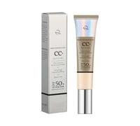 Cc Cream With Spf 50+, Anticernes, Fluide Fond De Teint Couvrant Imperfections, Durable Maquillage Nude Hydratant Cc Crème, Anti-Terne Et Anti-Rougeurs (1)