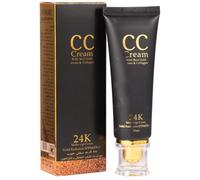 CC Crème Séparatrice Hydratante Anti-Cernes Naturelle Auto-Ajustable, pour Peaux Matures, Booste l'Éclat, Affine le Grain de Peau et Prévient les Aléas du Soleil