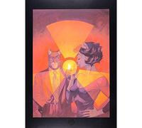 CC Editions Poster affiche offset Blacksad Juanjo Guarnido, Âme Rouge (24x18cm)