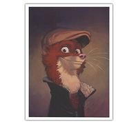 CC Editions Poster affiche offset Blacksad Juanjo Guarnido, Portrait de Weekly (30x40cm)