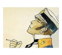CC Editions Poster Affiche Offset Corto Maltese, Periplo Imaginario (24x18cm)