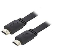 CC-HDMI4F-10 Câble HDMI 2.0 Plat HDMI Mâle recto verso3 mètres Noir GEMBIRD