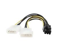 CC-PSU-6 - Adaptateur secteur - alimentation interne - 3 broches (M) pour Alimentation PCIe de 6 broches (M)