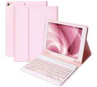 CC Store Clavier pour iPad 10.2 9th 2021/8th 2020/10.2 7th 2019/10.5/Air 3, Coque Clavier Wireless Bluetooth Français pour iPad Pro 10.5" Housse avec Stylet-Fente,Étui Clavier Amovible