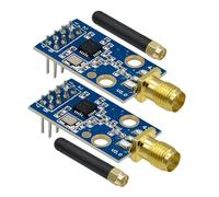 CC1101 sans Fil Module avec SMA Antenne Binghe 2 Pièces CC1101 433M Module émetteur, Modul de Transmission de données avec SMA + antenne adhésive DC 1.9-3.6V Interface SPI Compatible avec Arduino