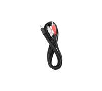 Gembird Câble audio CCA-458 – Mini-jack 3,5 mm mâle vers 2x RCA mâle – 2,5 m Noir