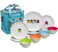 CCA FLAMEFIELD Camper Smiles Dining Set with Cooler Bag CAM0113