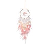 CCAIPU Attrape-rêves arbre de vie avec plumes fait à la main - Style indien - Décoration murale pour salon, chambre à coucher, dortoir