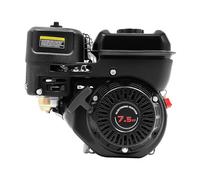 CCAUUB Moteur à gaz 7,5 HP - 4 temps - 1 cylindre - Moteur à essence - 5,1 kW - 3,6 l - Pour compresseur - Scarifier - Tondeuse à gazon