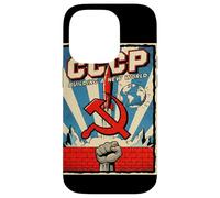CCCP Construire Un Nouveau Monde soviétique Coque pour iPhone 14 Pro
